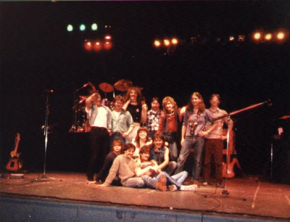 I'm the guy in red. 3rd from the right in back